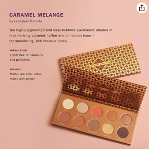 ZOEVA Caramel Melange Eyeshadow Palette NEW - Picture 3 of 5